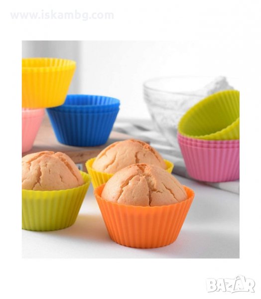 СИЛИКОНОВИ ФОРМИ ЗА КЕКСЧЕТА - код  2763, снимка 1