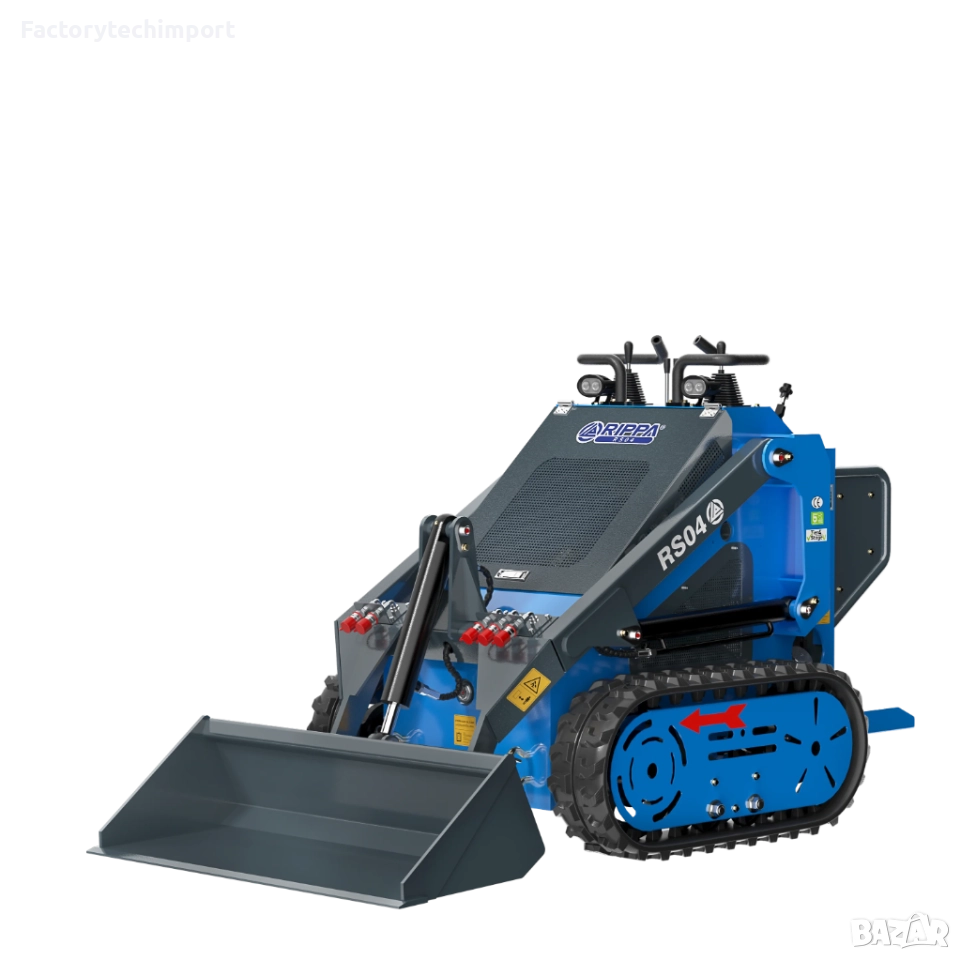 Мини товарач RIPPA RS04 – KUBOTA 2 цилиндъра ( 11.1 к.с ) водно охлаждане, снимка 1