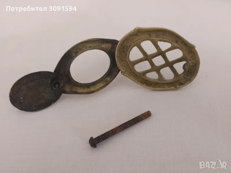 Антична бронзова шпионка за врата, снимка 1