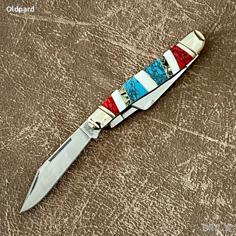 Голям джобен, сгъваем нож Texas Stockman RR2415., снимка 1