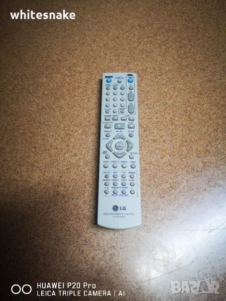 LG 6711R1P072A Original Remote Control for COMBO DVD/VHS Recorder , снимка 1