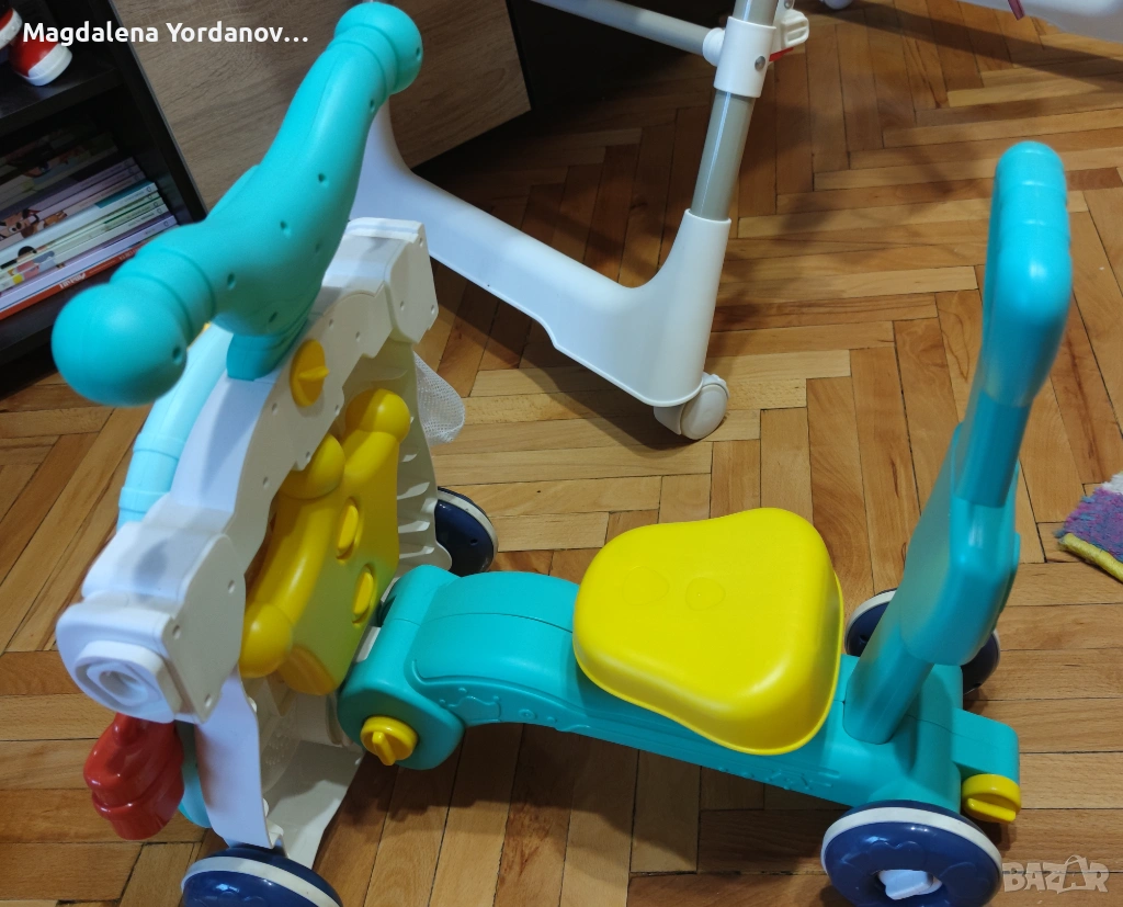 Уокър - проходилка 4 в 1 KikkaBoo - Sweet Escape, зелена, снимка 1