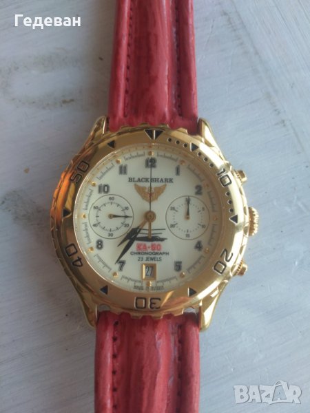 Нов Польот BLACK SHARK Poljot 3133 Chronograph, снимка 1