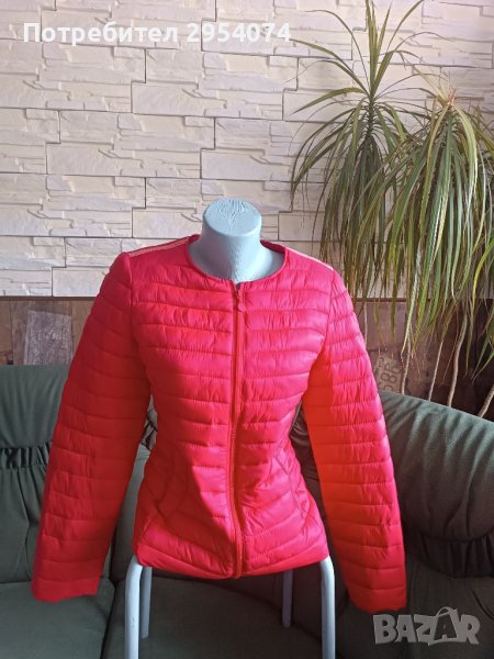 Дамско яке в червено М 25лв, снимка 1