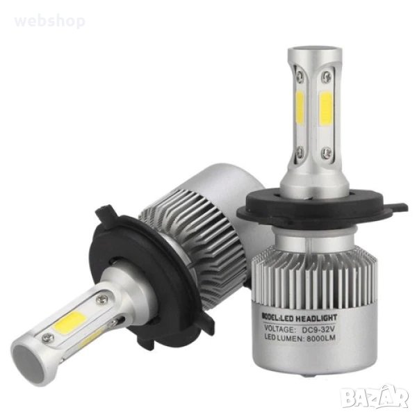 Led крушки за фарове 8000LM, H4 LED HEADLIGHT, снимка 1
