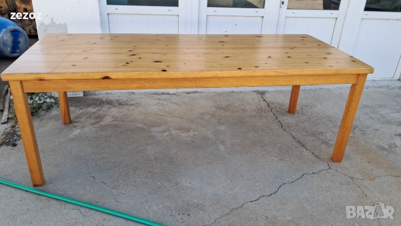 Маса голяма трапезна масив, снимка 1