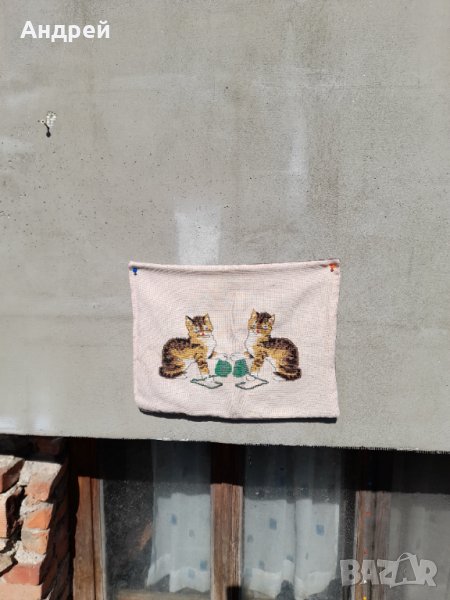 Стара бродирана калъфка за възглавница #3, снимка 1