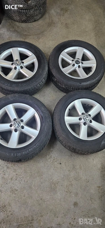 VW 16 5х112 лети джанти Фолксваген Тигуан Пасат Шаран. 215/65/16, снимка 1