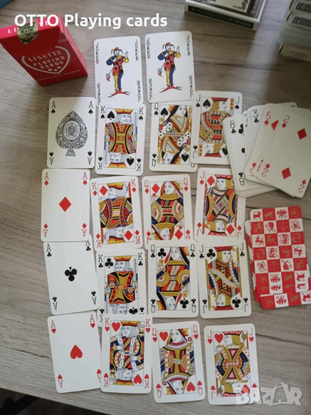 Стари карти за игра, снимка 1