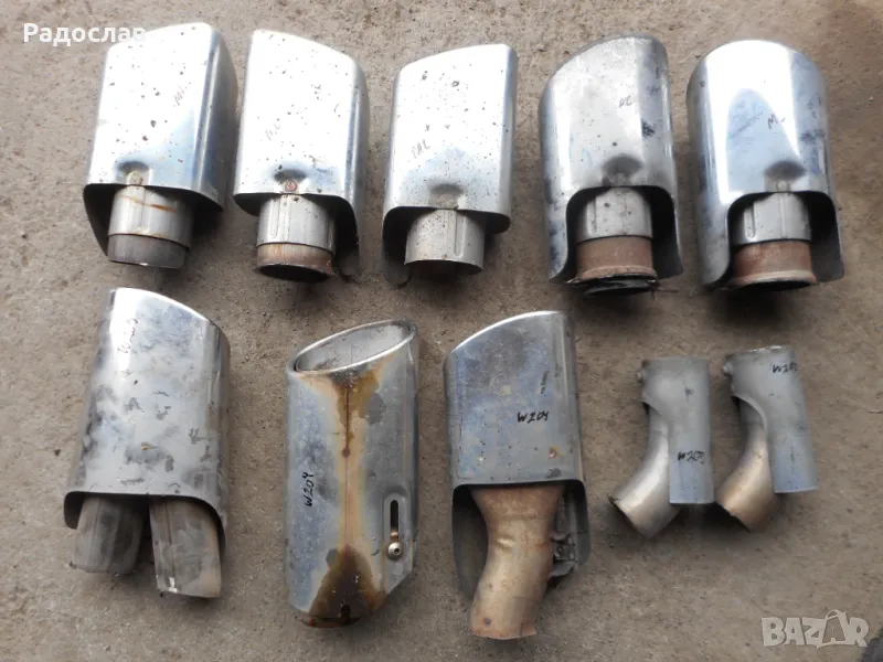 Накрайници за ауспух от Мерцедес, снимка 1