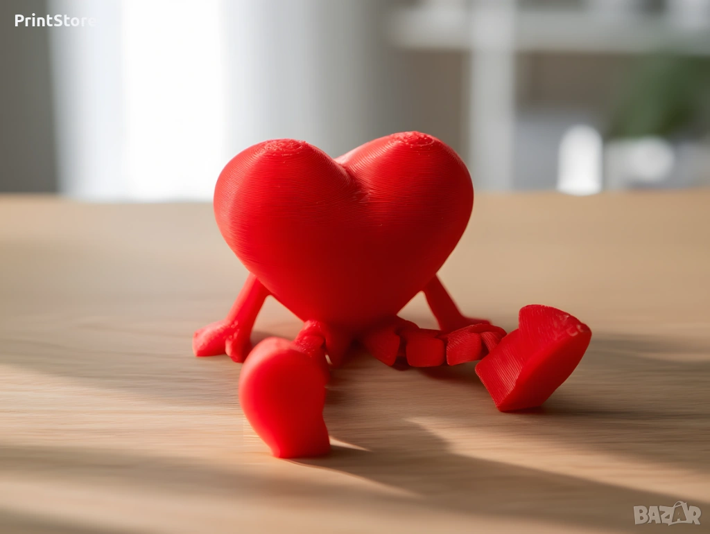Романтична фигурка „Сърце с ръце“ – подарък за Свети Валентин, снимка 1