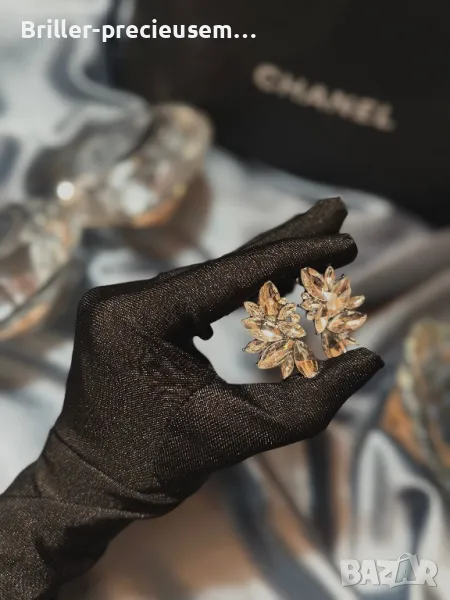 Обеци с камъни, снимка 1