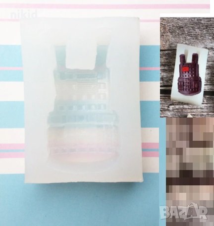 Ризница Броня силиконов молд форма фондан шоколад гипс украса декор, снимка 1