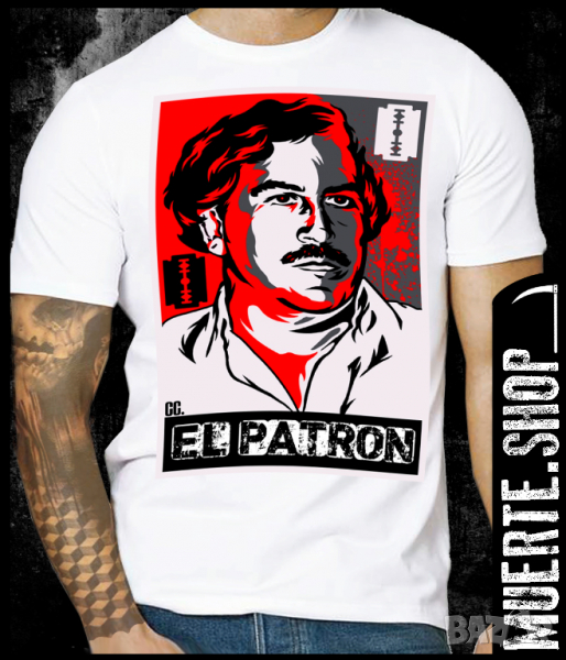 Тениска с щампа DON PABLO EL PATRON, снимка 1