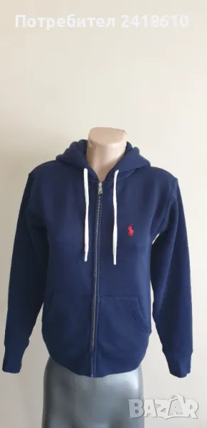POLO Ralph Lauren Full Zip Cruise Navy Womens Size XXS НОВО! ОРИГИНАЛ! Дамски Суичер!, снимка 1