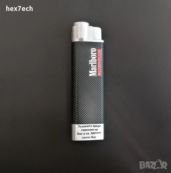 ❤️ ⭐ Запалка Marlboro тънка черна ⭐ ❤️, снимка 1