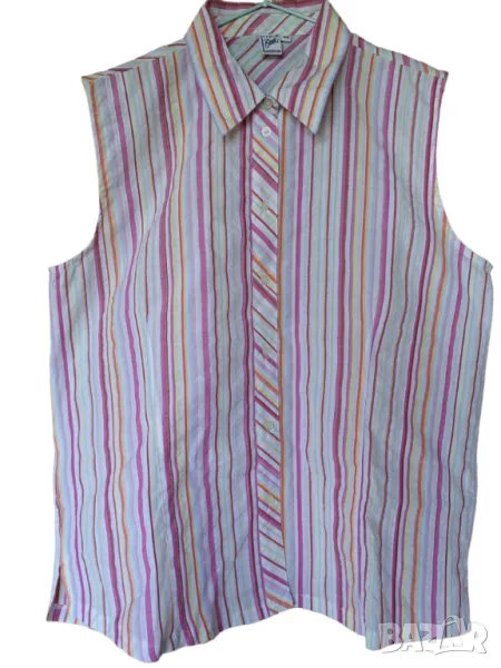 Дамска риза без ръкави Sonja Blanke, Многоцветна, 70x59 см, 44, снимка 1