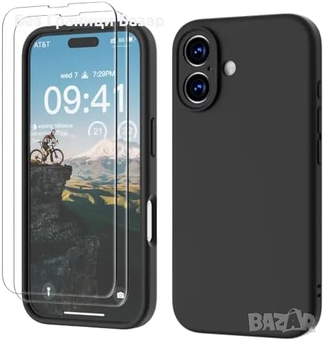 Нов Удароустойчив Калъф iPhone 16 + протектор за Защита за Камера и Екран, снимка 1