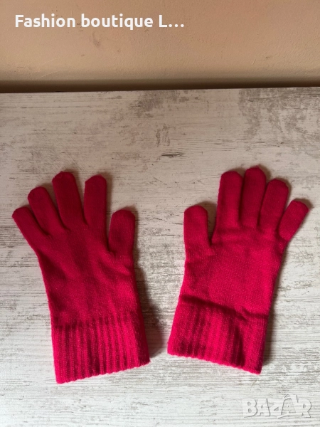 Цикламени дълги дамски меки и топли ръкавици 🩷🩷🩷🩷, снимка 1
