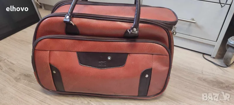 Кожена чанта за багаж Mont Blanc , снимка 1
