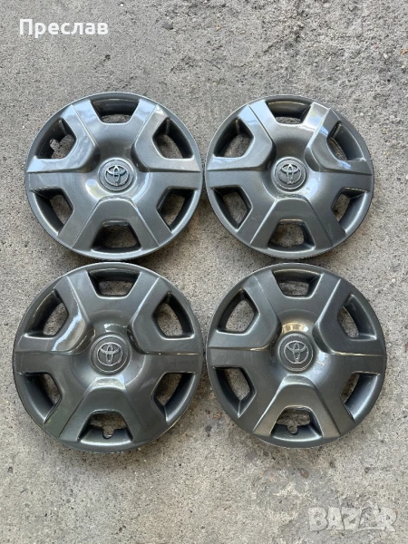 4 броя оригинални тасове за Toyota Yaris 14, снимка 1