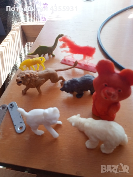 стари играчки фигури животни , снимка 1
