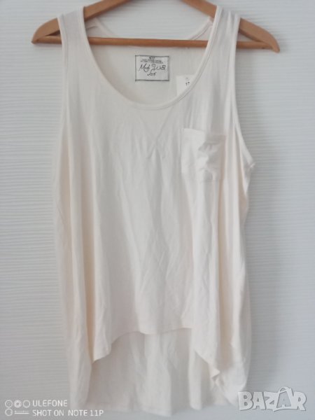 Английска дамска туника - потник Made with love размер М, снимка 1