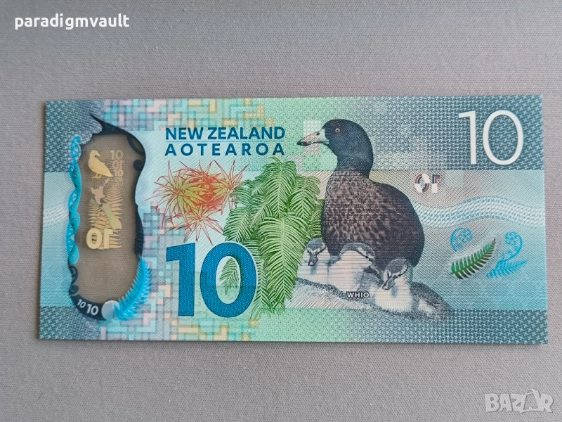 Банкнота - Нова Зеландия - 10 долара UNC | 2015г., снимка 1
