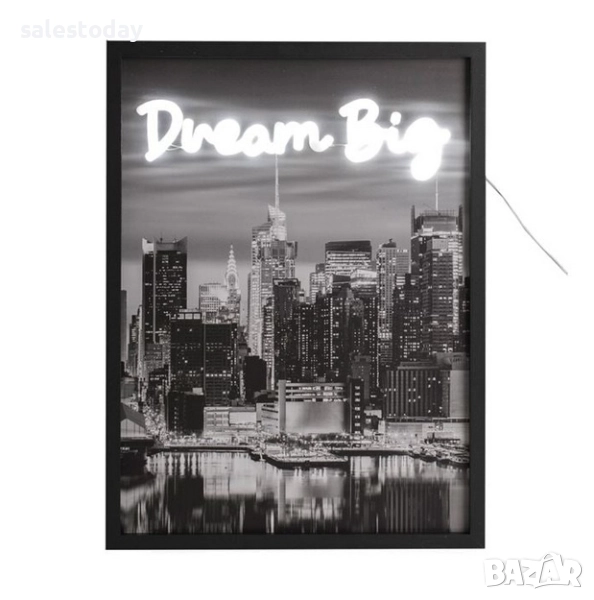 Светеща картина с рамка Мечта, 30*40см, снимка 1