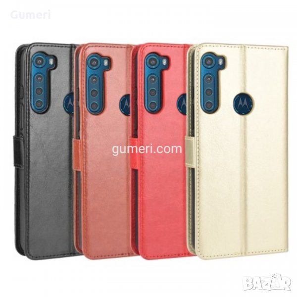  Motorola Moto One Fusion Plus Калъф тип тефтер , снимка 1