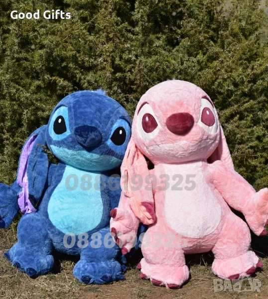 Голям плюшен Стич, 100см Лило и Стич плюшени играчки , снимка 1