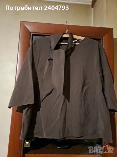 Продавам кафява блуза/риза, марка Zara, нова, с етикет, снимка 1