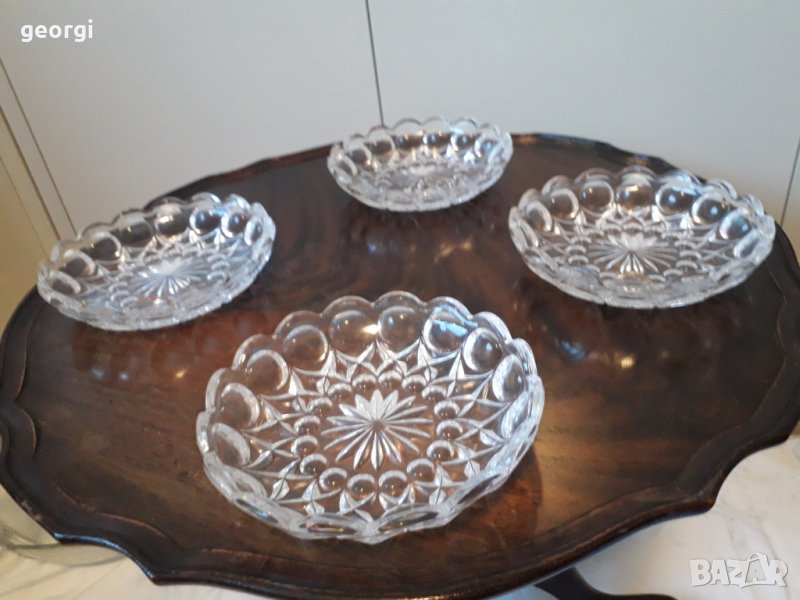 Кристална купа за ядки , снимка 1
