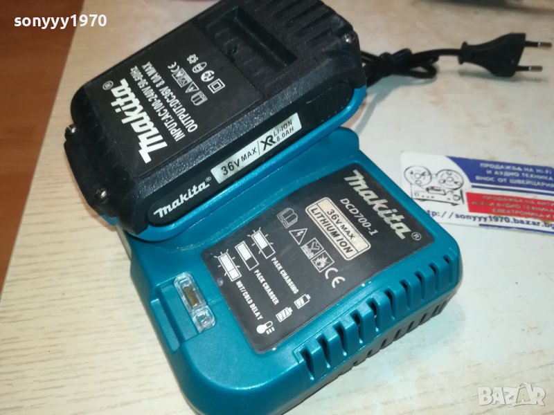 MAKITA-ЗАРЯДНО И БАТЕРИЯ 2702241648, снимка 1