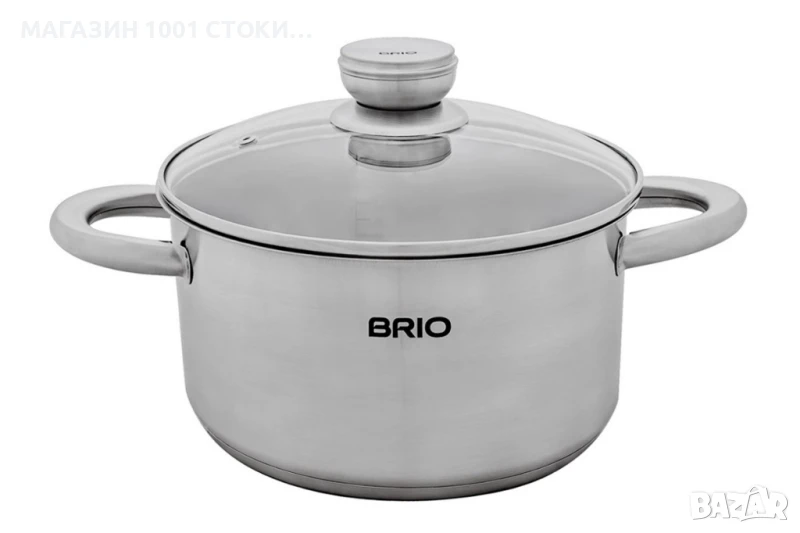 Тенджера Инокс Brio Metallica 5.3 Л, снимка 1