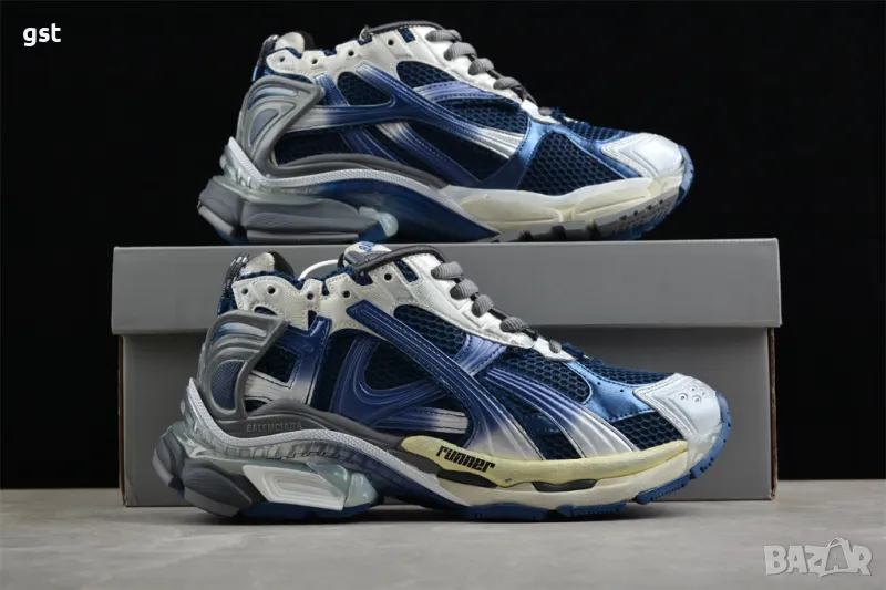 Уникални Редки Balenciaga Runner Kith 4 New Version маратонки кецове мъжки дамски дизайнерски, снимка 1