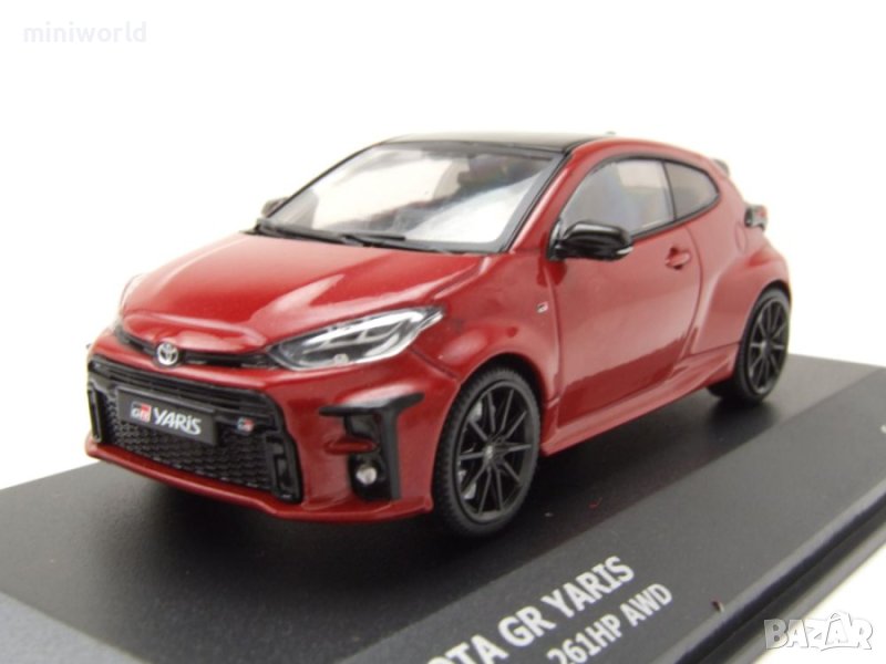 Toyota Yaris GR 2020 - мащаб 1:43 на Solido моделът е нов в PVC дисплей-кейс, снимка 1