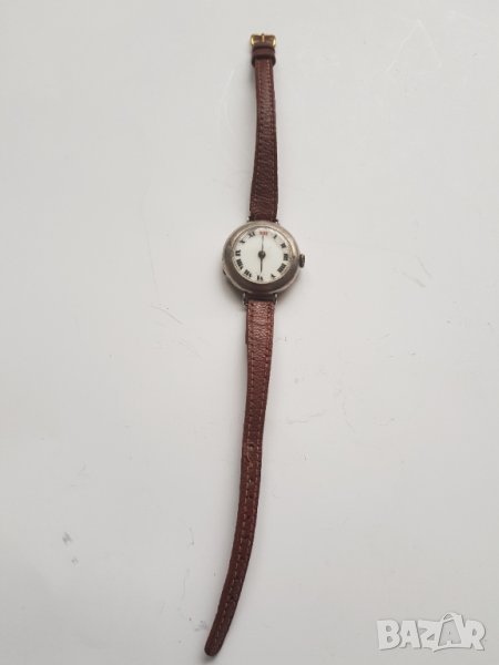 Стар сребърен механичен дамски часовник, снимка 1