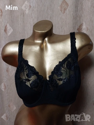 Prima Donna 75 E Черен дантелен сутиен , снимка 5 - Бельо - 50623703