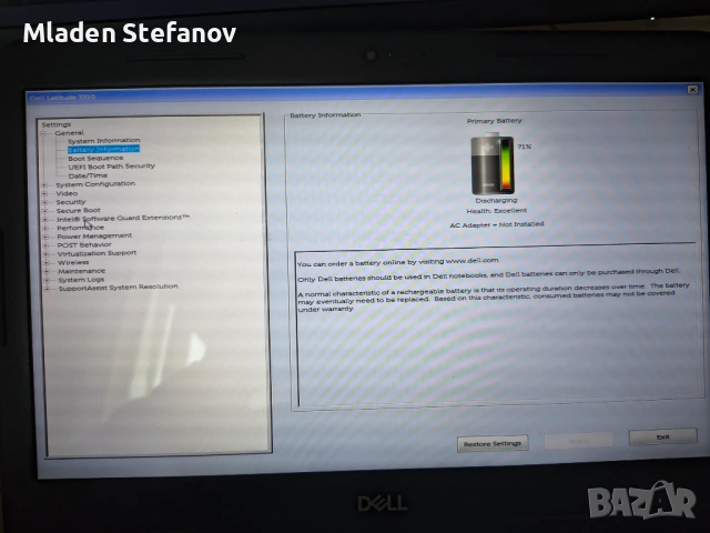 Продава запазен Dell Latitude 3310, снимка 5 - Лаптопи за дома - 53943542