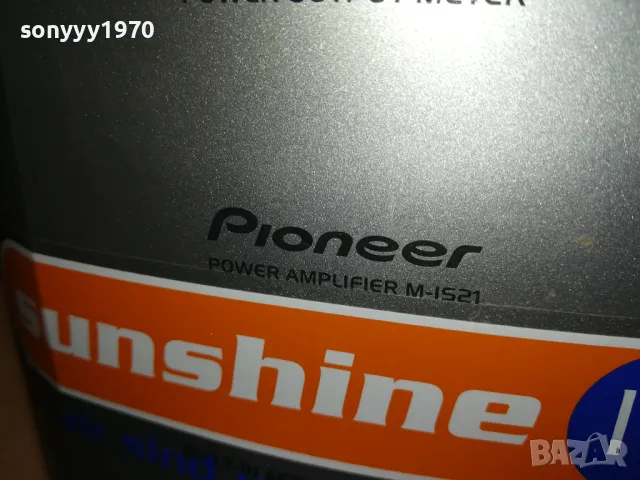 PIONEER M-IS21 STEREO POWER AMPLI-ВНОС SWISS 0302250742, снимка 8 - Ресийвъри, усилватели, смесителни пултове - 48938814