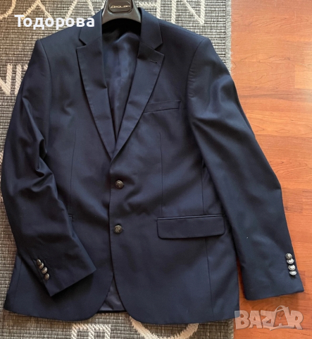 Тъмносиньо мъжко сако LCW