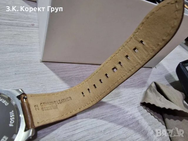 Мъжки часовник Fossil BQ2337 с две допълнителни кожени верижки, снимка 9 - Мъжки - 40856337