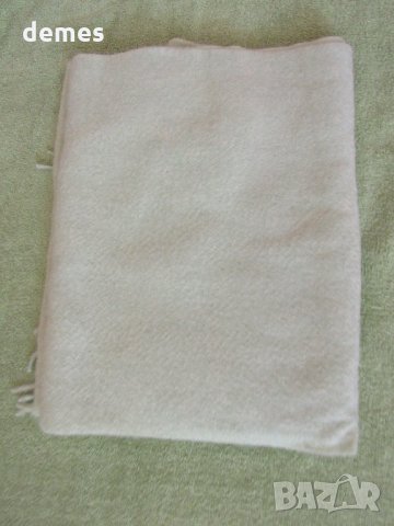  Фин шал 100% кашмир, цвят мента, Монголия, снимка 7 - Шалове - 34073371