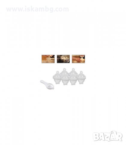 ФОРМИ ЗА ВАРЕНЕ НА ЯЙЦА БЕЗ ЧЕРУПКА EGGIES - код Eggies, снимка 9 - Аксесоари за кухня - 34016931