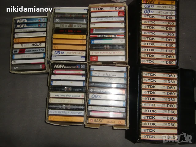 Продавам маркови  аудиокасети много запазени с записи