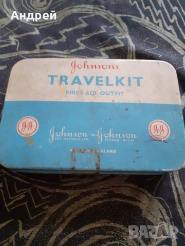 Кутия от стара аптечка на Johnson, снимка 2 - Други ценни предмети - 29740206