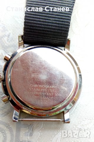 Швейцарски кварцов часовник, снимка 3 - Мъжки - 28955068