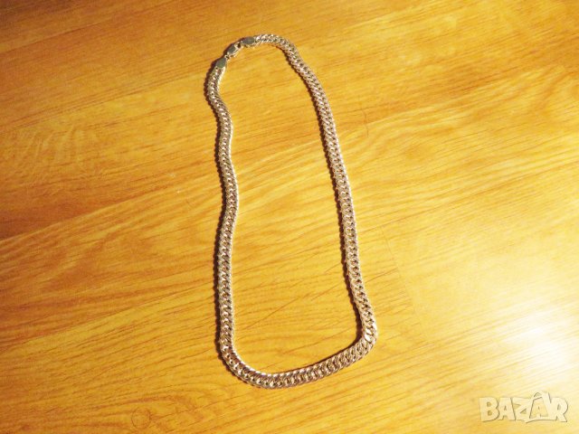 Мъжки Сребърен ланец, сребърен синджир със здрава и солидна плетка - няма как да не бъдеш забелязан , снимка 4 - Колиета, медальони, синджири - 27319411