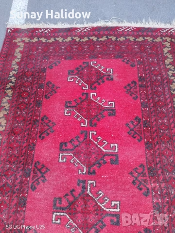 Ръчно тъкан Авганска килим, снимка 6 - Килими - 51756365
